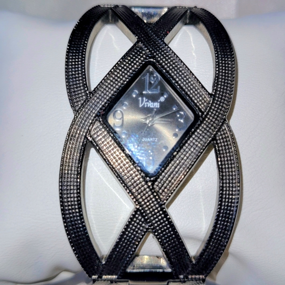 VIVANI Ladies' Watch Charcoal-colored Bangle Band  Fashion Quartz Analog